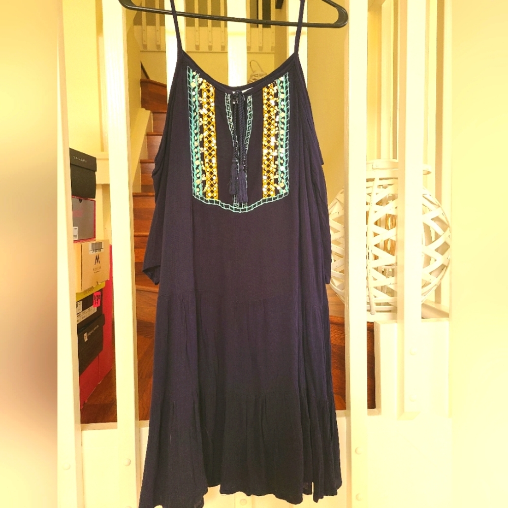 Beach Dress Off Shoulder with Sleeves